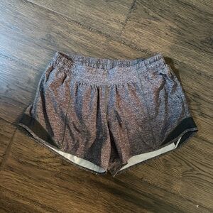 Women's Lululemon Hotty Hot Gray Shorts - Size 10 Tall